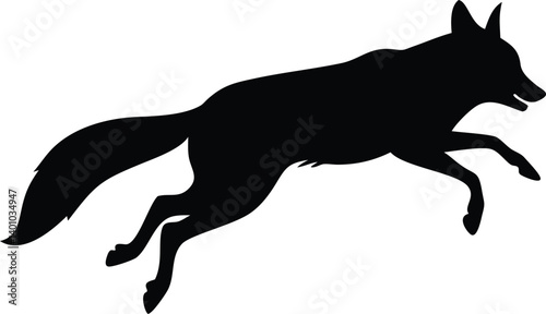Create a minimalist animal silhouette vector illustration art