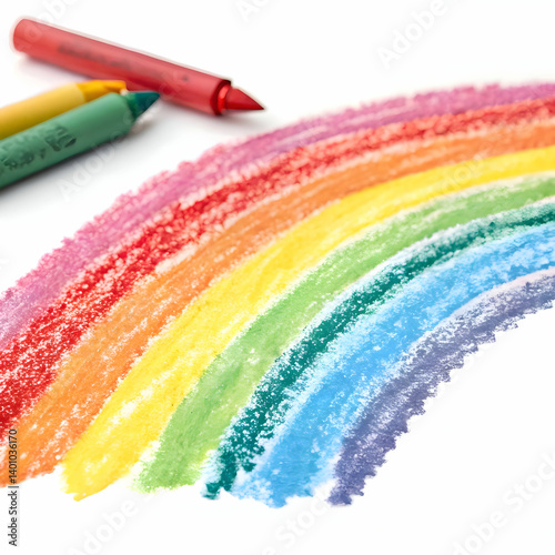 grunge hand drawn colorful scribble wax 