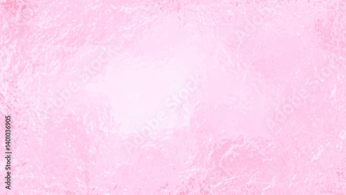 Pink iridescent holographic foil vector glamour texture. Pink color glass. Christmas background. Blurred illustration for design.