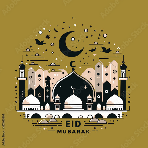 Eid ul Adha Typography Minimal Style photo