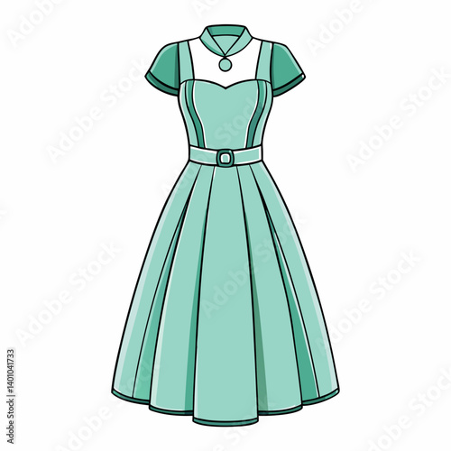 fashion dress on a mannequin