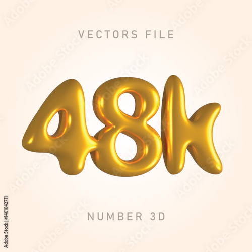 48k gold color, shiny and clean