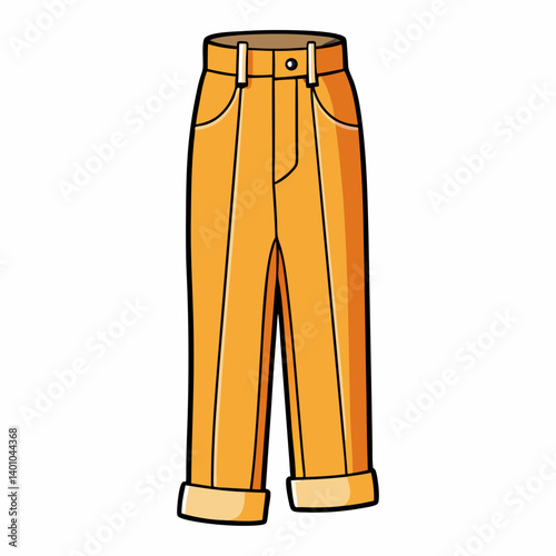 vector illustration of jeans
