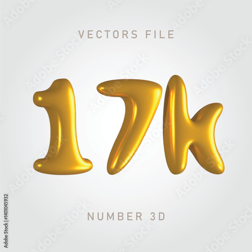 17k gold color, shiny and clean