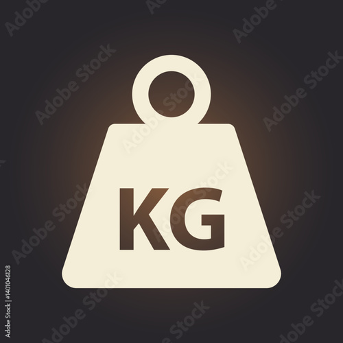 Weight trendy icon thrilling abstract vector illustration colorful artwork beautiful design