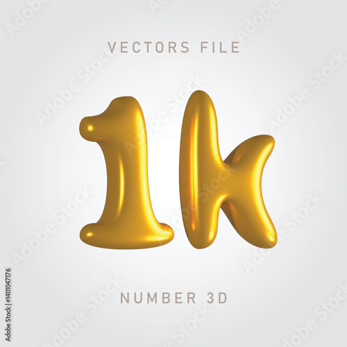 1k gold color, shiny and clean