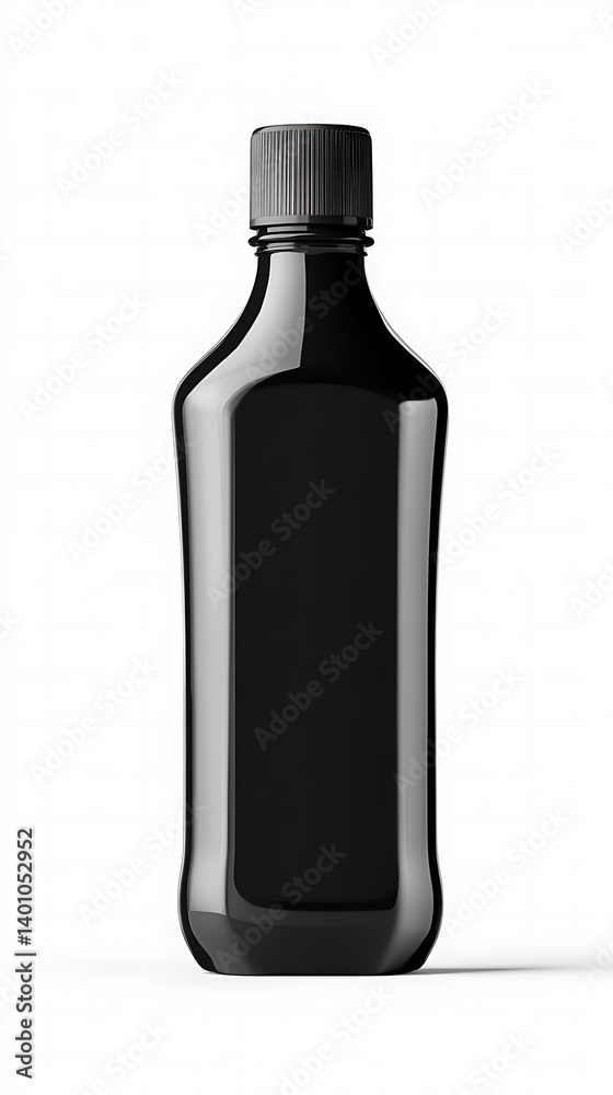 bottle oil plastic big on white background design bottle oil plastic big on white background design