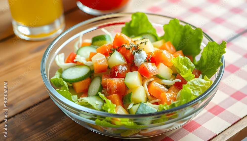 fresh vegetable salad fresh vegetable salad