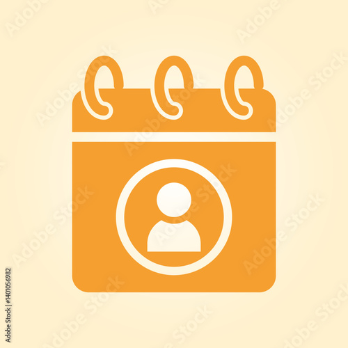 Birth date trendy icon upright abstract vector illustration colorful artwork beautiful design