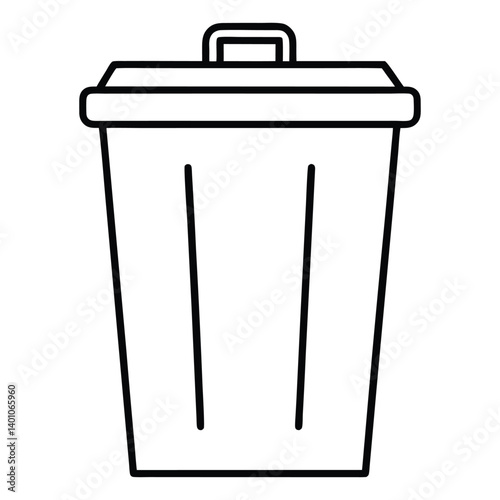Compost bin vector on white background