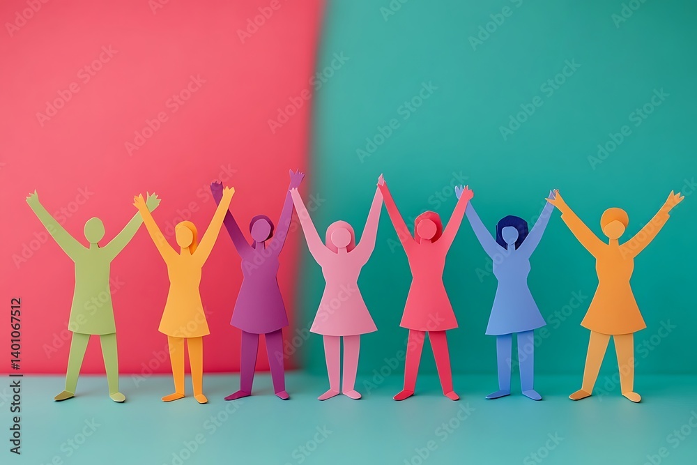 Diverse Women Celebrating Unity Together Diverse Women Celebrating Unity Together