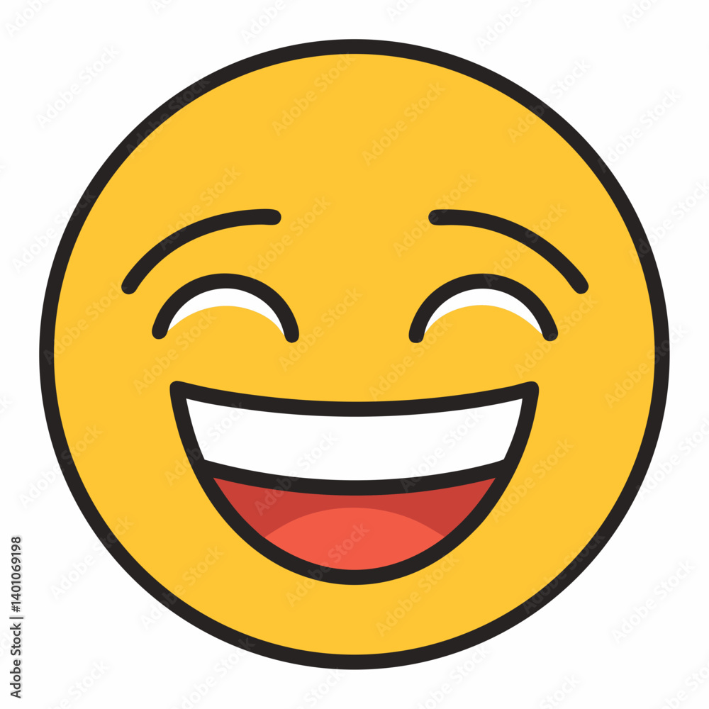 Happy Smiley Face Icon for Expressing Joy and Positivity Happy Smiley Face Icon for Expressing Joy and Positivity