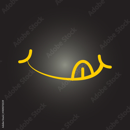 Taste trendy icon moral abstract vector illustration colorful artwork beautiful design