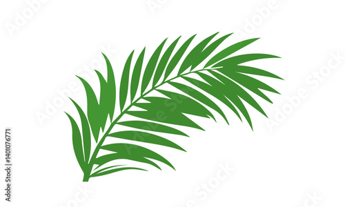 Wallpaper Mural palm leaf vector illustration Torontodigital.ca