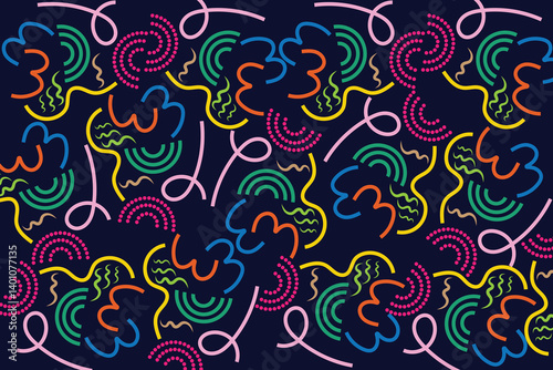 abstract seamless pattern with circles