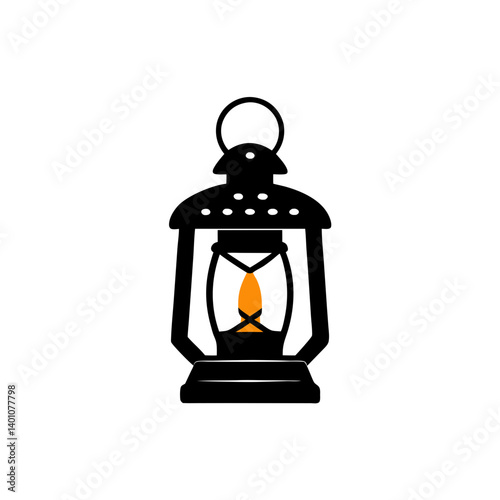 creative details Halloween  Lantern Icon  Vector Illustration