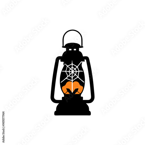 creative details Halloween  Lantern Icon  Vector Illustration