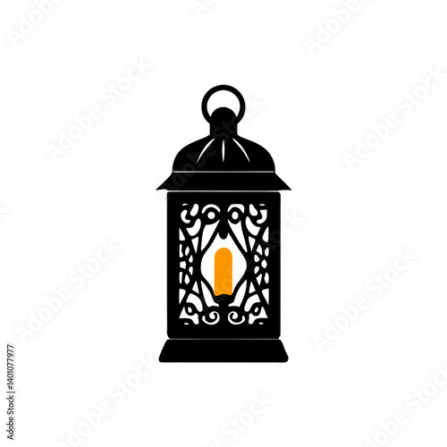 creative details Halloween  Lantern Icon  Vector Illustration