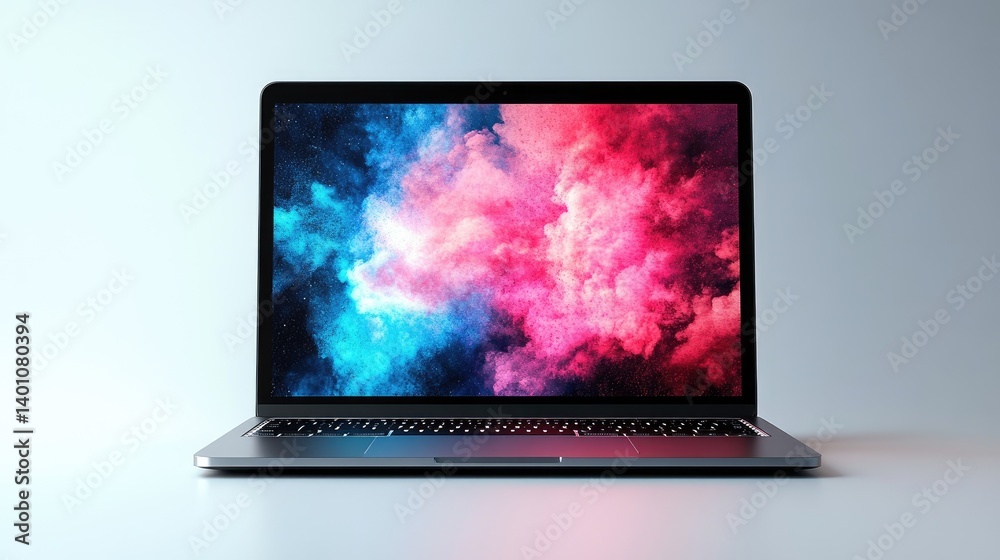 Modern Laptop with Dynamic Display Modern Laptop with Dynamic Display