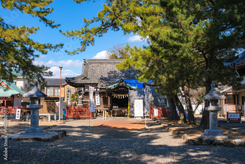 Obraz na płótnie 愛知県豊橋市 吉田神社 w salonie