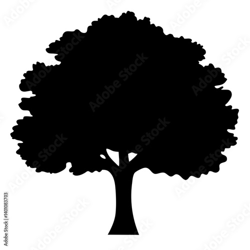 poplar tree silhouettes - black poplar tree, isolated transparent background