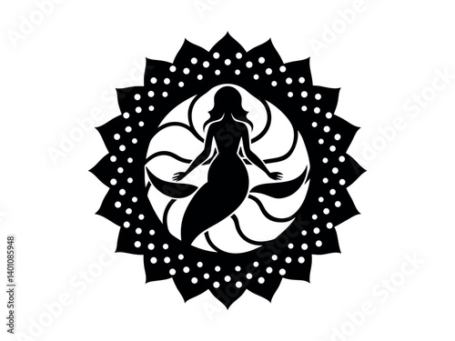 Design of traditional Mandala Art