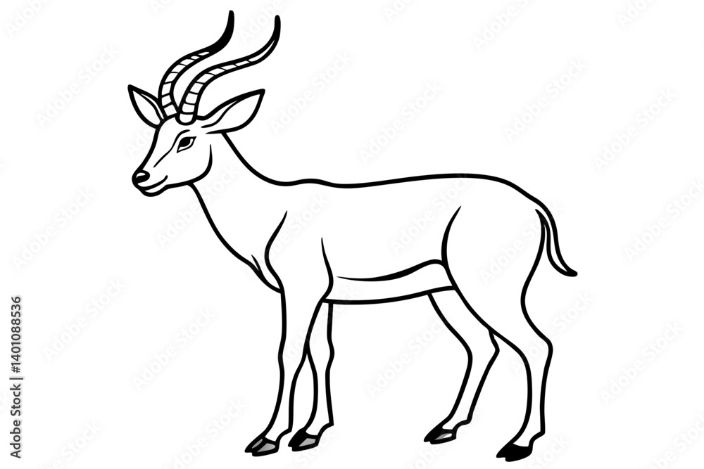 Wild Markhor Vector Wild Markhor Vector