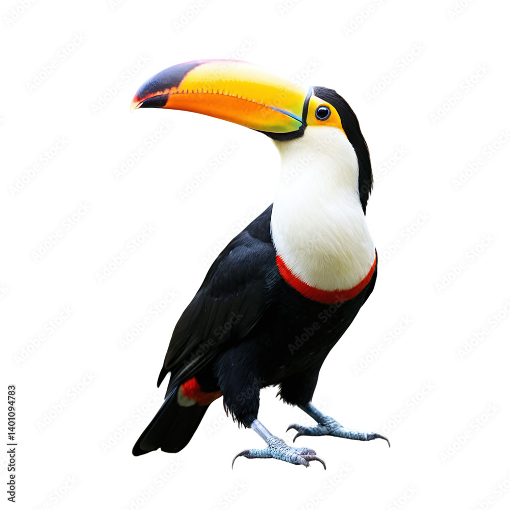 Obraz premium toucan bird isolated on transparent background