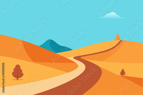 desert landscape with desert