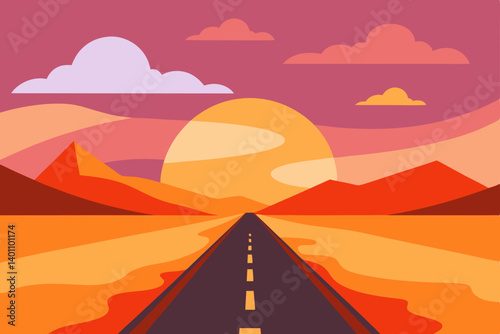 road in the desert