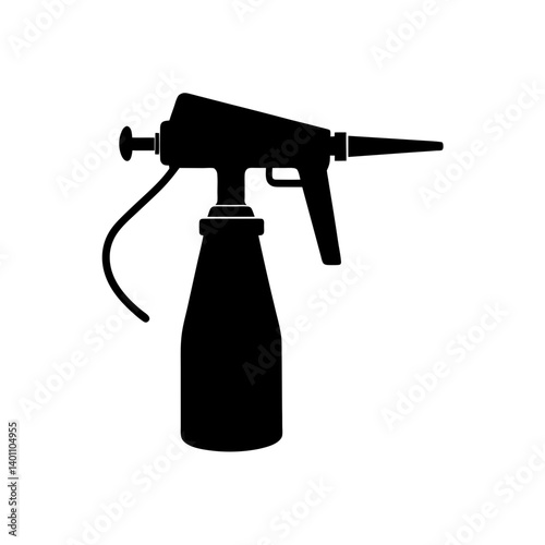  Paint sprayer silhouette vector illustration