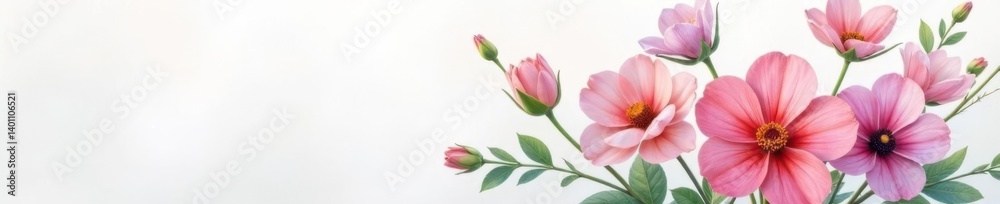 Pastel watercolor flowers in a delicate vase arrangement, soft hues, flower arrangement Pastel watercolor flowers in a delicate vase arrangement, soft hues, flower arrangement