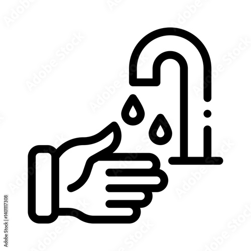 rinse line icon