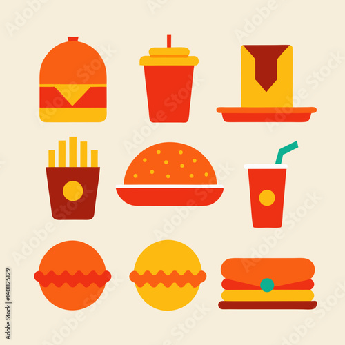 fast food icons