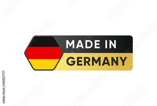 Made in Germany Banner Label Vector Design