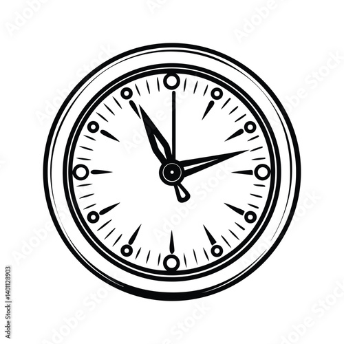 Time zone clock icon silhouette vector with white background