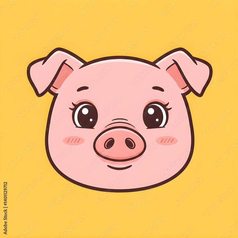 funny pig cartoon vector illustration funny pig cartoon vector illustration