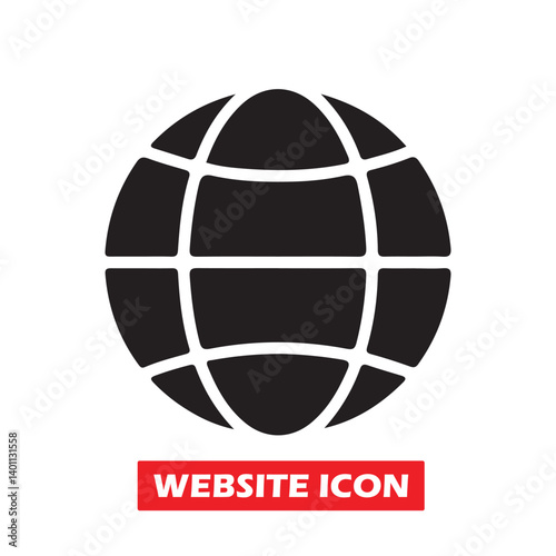 Visit website vectot icon set. go to our website sign Vector Illustration