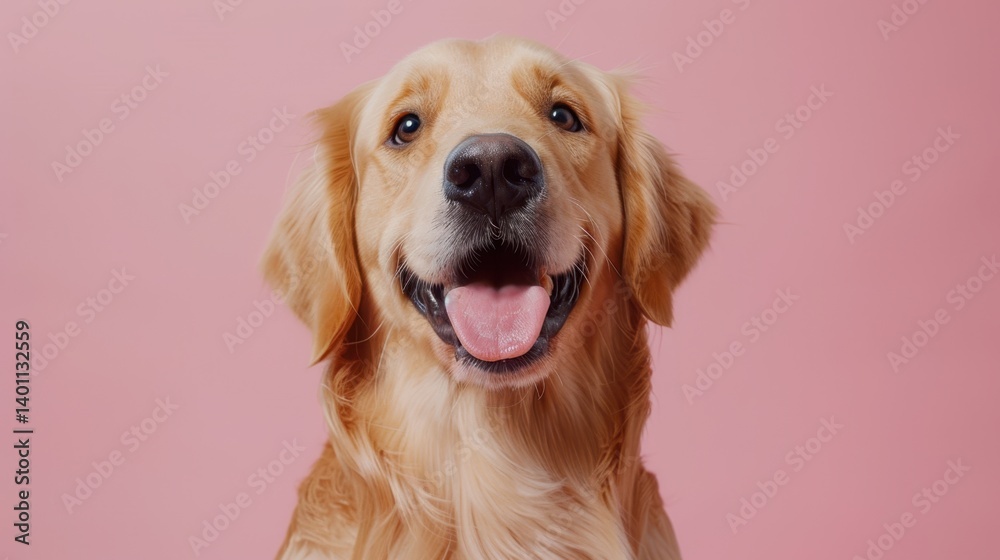 A happy golden retriever A happy golden retriever