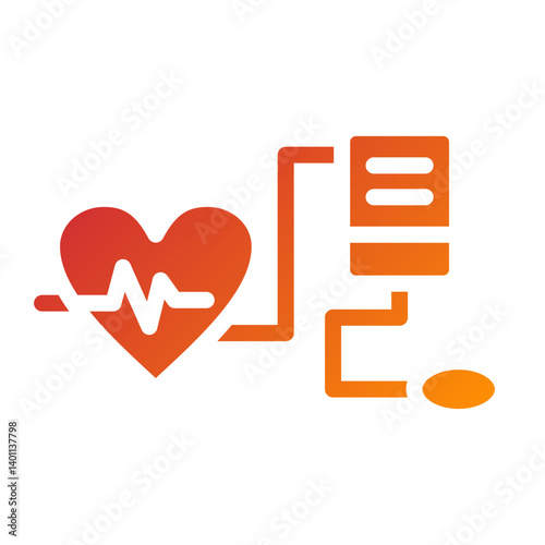 Vector Design Blood Pressure Icon Style