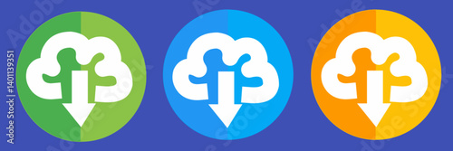 save on cloud icon