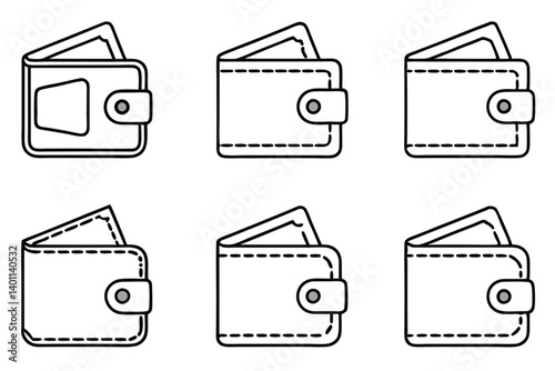 Wallet with Banknote Elegant Design for Storing Bills
