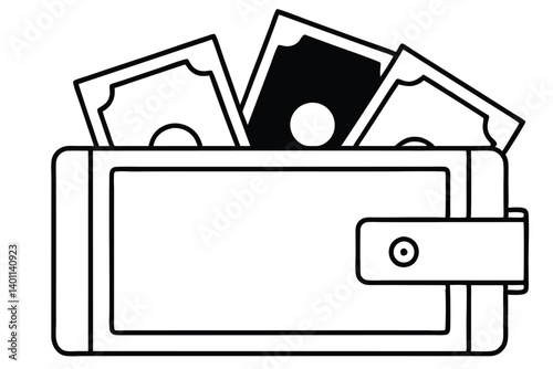 Wallet with Banknote Secure Your Cash Style
