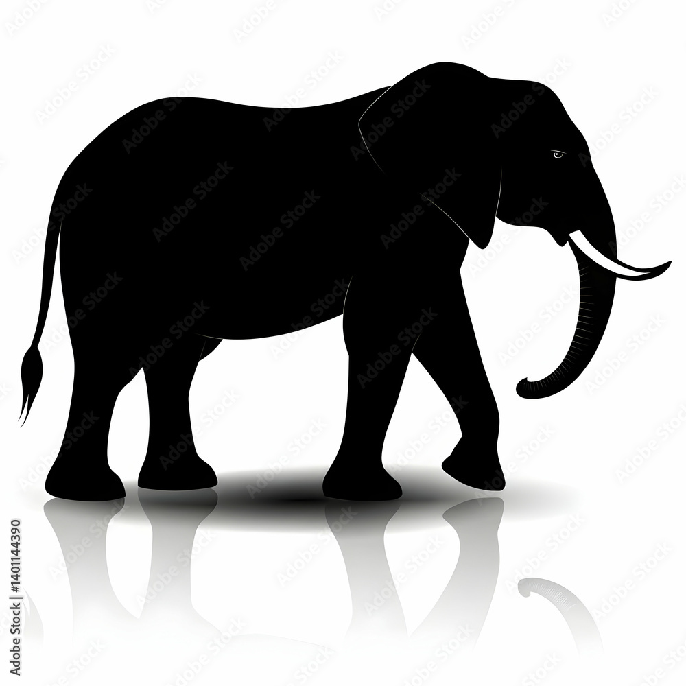 Obraz premium elephant vector illustration