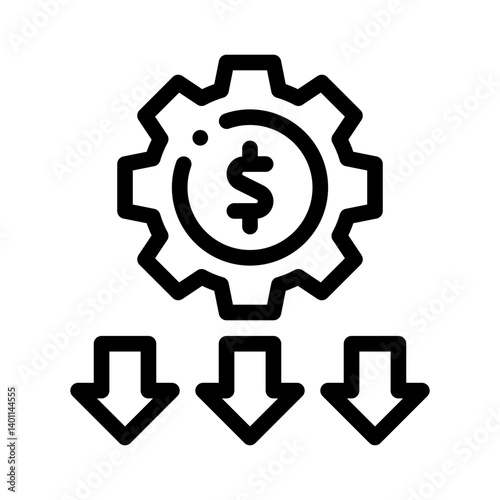 cost line icon