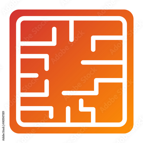 Evacuation Plan Icon Style