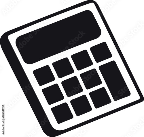 calculator icon, flat design best calculator icon