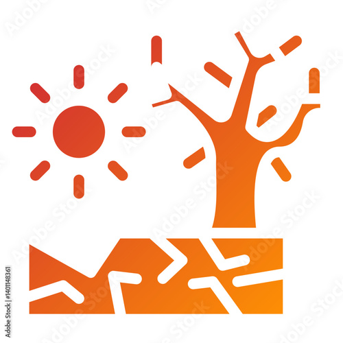 Desertification Icon Style