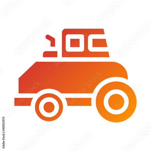 Road Roller Icon Style