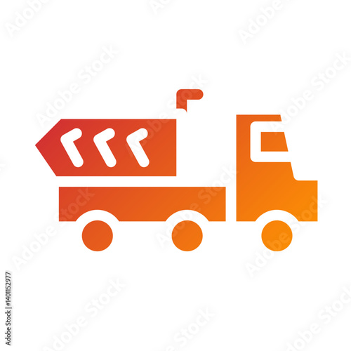 Dump Truck Icon Style
